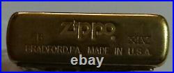 Very Rare Vintage BARRETT SMYTHE ARIES Zodiac Series Brass ZIPPO Lighter c. 1998