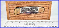 Very Rare! Vintage! BUCK Custom Lockback Folding Knife # 0727 Including COA