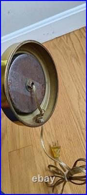 Very Rare Vintage Brass Adjustable Desk Lamp Bankers Lamp