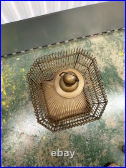 Very Rare Vintage Brass Birdcage Unique Solid Quality