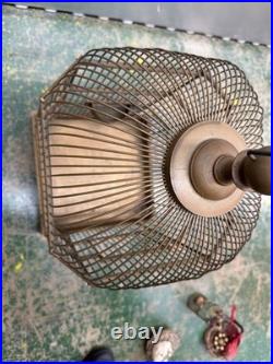 Very Rare Vintage Brass Birdcage Unique Solid Quality