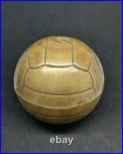 Very Rare Vintage Brass Soccer Ball, 17 Cm Tall Very Rare Vintage Brass Soccer Ball, 17 Cm Tall
