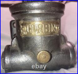 Very Rare Vintage Corbin Potbelly Door Closer Patent 1894 With Brass Accent