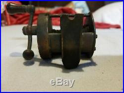 Very Rare Vintage Early Brass Baitcasting Reel (j. Conroy) Maker