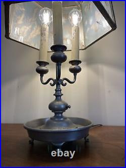 Very Rare Vintage Horn & Brannen Brass Plated Table Lamp Of Very High Quality