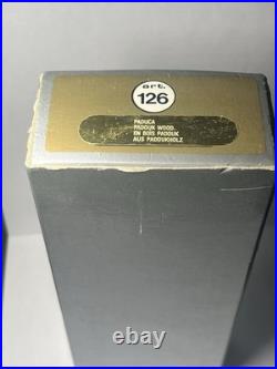 Very Rare Vintage Italian Solid Brass Corkscrew With Padauk Wood Highlights