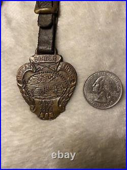 Very Rare Vintage Original 1916 Mexican Border Service Fob Highly Detailed