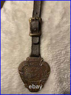 Very Rare Vintage Original 1916 Mexican Border Service Fob Highly Detailed