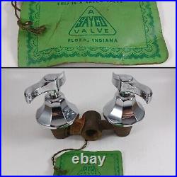 Very Rare Vintage Sayco Valve Hot & Cold Water Faucet