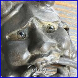 Very Rare Vintage Side Mount 1978 Cast Satan Arthur Court Glass Eyed Devil