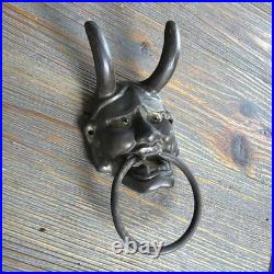 Very Rare Vintage Side Mount 1978 Cast Satan Arthur Court Glass Eyed Devil