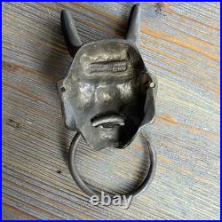 Very Rare Vintage Side Mount 1978 Cast Satan Arthur Court Glass Eyed Devil