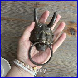 Very Rare Vintage Side Mount 1978 Cast Satan Arthur Court Glass Eyed Devil