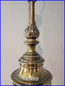 Very Rare Vintage Stiffel Lamp #5561 Solid Brass Very Ornate