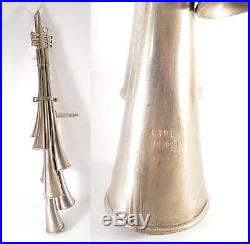 Very Rare Vintage Top 8 Pipes Fanfare TrumpetDDR/GDR/GermanyBrass HornWorking