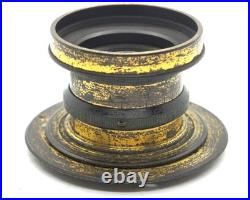 Very Rare Vintage Wide Angle Large Format brass lens F=180 mm F8 Cover 8x10
