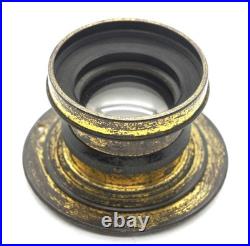 Very Rare Vintage Wide Angle Large Format brass lens F=180 mm F8 Cover 8x10