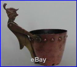 Very Rare WMF Art Nouveau Copper & Brass Cup