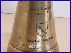 Very Rare WWII RZM Germany Panzer Tank Division 13 Brass 6 Milk Pitcher B4