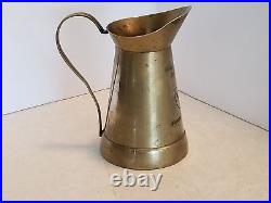 Very Rare WWII RZM Germany Panzer Tank Division 13 Brass 6 Milk Pitcher B4