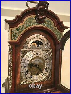 Very Rare Warminks Largest 8 day Table Clock, Westminster, Moon phase, 4 Bars