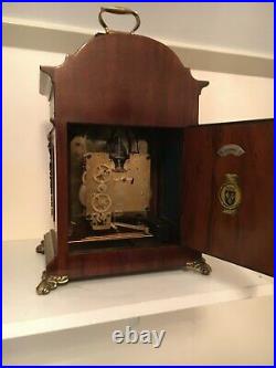 Very Rare Warminks Largest 8 day Table Clock, Westminster, Moon phase, 4 Bars