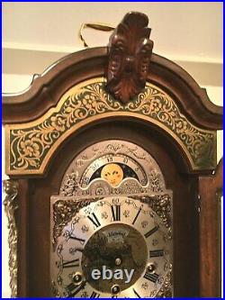Very Rare Warminks Largest 8 day Table Clock, Westminster, Moon phase, 5 Bars