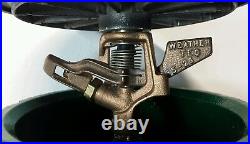 Very Rare Weather Tec 30-20 Brass & Cast Iron Pop Away Rotor Sprinkler