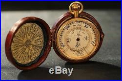 Very Rare Weather Watch Pocket Barometer by NEGRETTI & ZAMBRA No R/5267 c1925