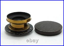 Very Rare Wide Angle brass lens About 100 mm F11 Covers 4x5 and more