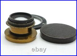 Very Rare Wide Angle brass lens About 100 mm F11 Covers 4x5 and more