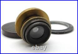 Very Rare Wide Angle brass lens About 100 mm F11 Covers 4x5 and more