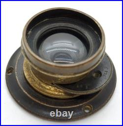 Very Rare Wide Angle brass lens About 150 mm F16 Covers 5x7 and more