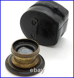 Very Rare Wide Angle brass lens About 150 mm F16 Covers 5x7 and more