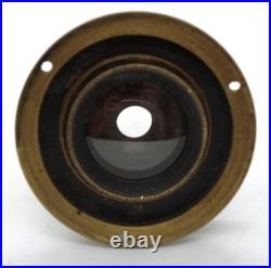 Very Rare Wide Angle brass lens About 150 mm F16 Covers 5x7 and more