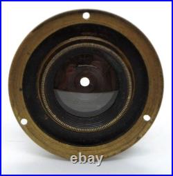 Very Rare Wide Angle brass lens About 150 mm F16 Covers 5x7 and more