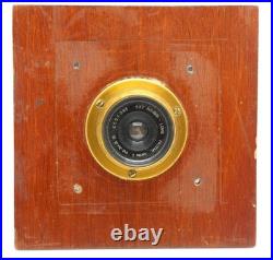 Very Rare Wide Angle brass lens Bausch Lomb Protar About 100 mm F18 Covers 5x7