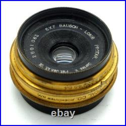 Very Rare Wide Angle brass lens Bausch Lomb Protar About 100 mm F18 Covers 5x7