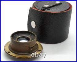Very Rare Wide Angle brass lens Ross London Double Anastigmat 5 12.5 cm F7.7