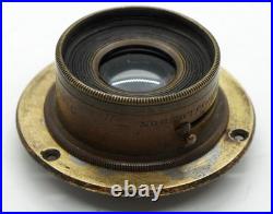 Very Rare Wide Angle brass lens Ross London Double Anastigmat 5 12.5 cm F7.7