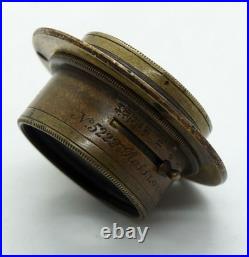 Very Rare Wide Angle brass lens Ross London Double Anastigmat 5 12.5 cm F7.7