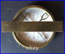 Very Rare Working Brass Navy Compass by AG Thornton Ltd, Manchester, Military