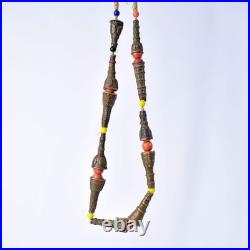 Very Rare Yoruba Brass Hair Beads