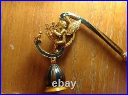 Very Rare and Unique Candle Snuffer-Angel With Harp