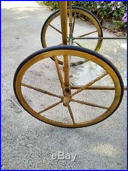 Very Rare antique bar cart Trolly French Victorian
