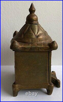 Very Rare c. 1889 Solid Brass Version of The Pagoda Bank' Excellent + Cond