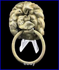 Very Rare vintage lion head door knocker Civil War Dug Relic Virginia