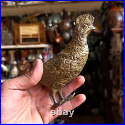 Very old antique brass bird for home decor Rare bird masterpiece 50 Cm