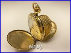 Very rare 3 x signed gallet & co. Swiss made pocket watch all original condition
