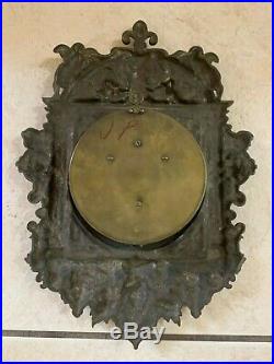 Very rare Antique Brass Bronze Barometer Sturm Veranderlich